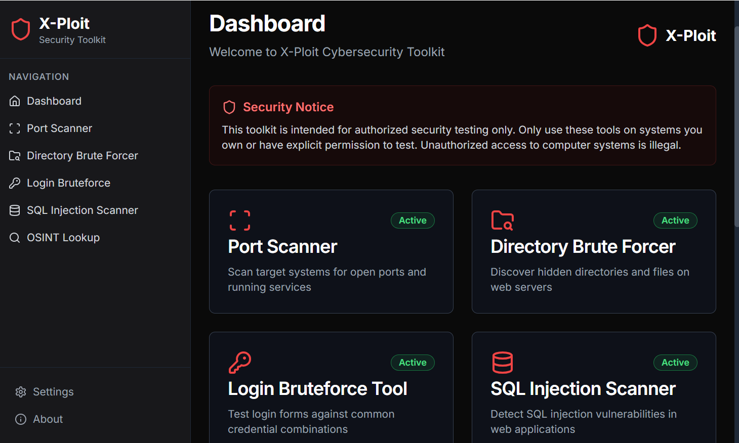 X-ploit – OffSec Toolkit